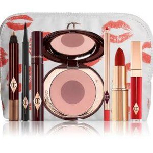Charlotte Tilbury "The Bombshell" Makeup Bag Gift Set New in Original Packaging